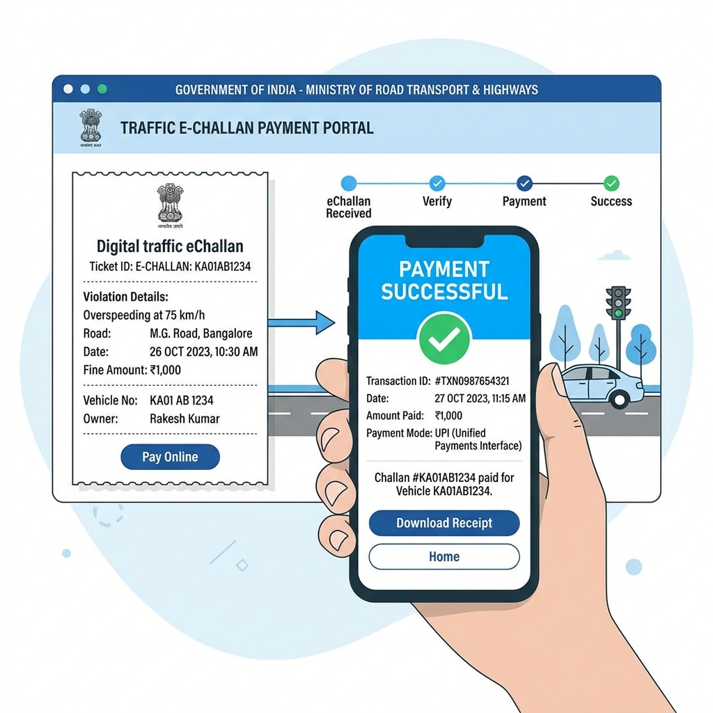 Traffic eChallan Payment